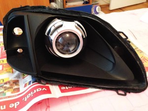 Dacia Logan Lupe bi-xenon installation