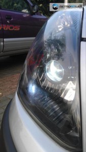 Nissan Pixo Bi-Xenon projector retrofit