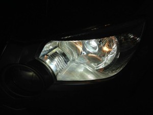 Skoda Yeti bi-xenon projector retrofit