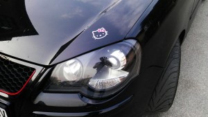 VW Polo 9N bi-xenon projectors